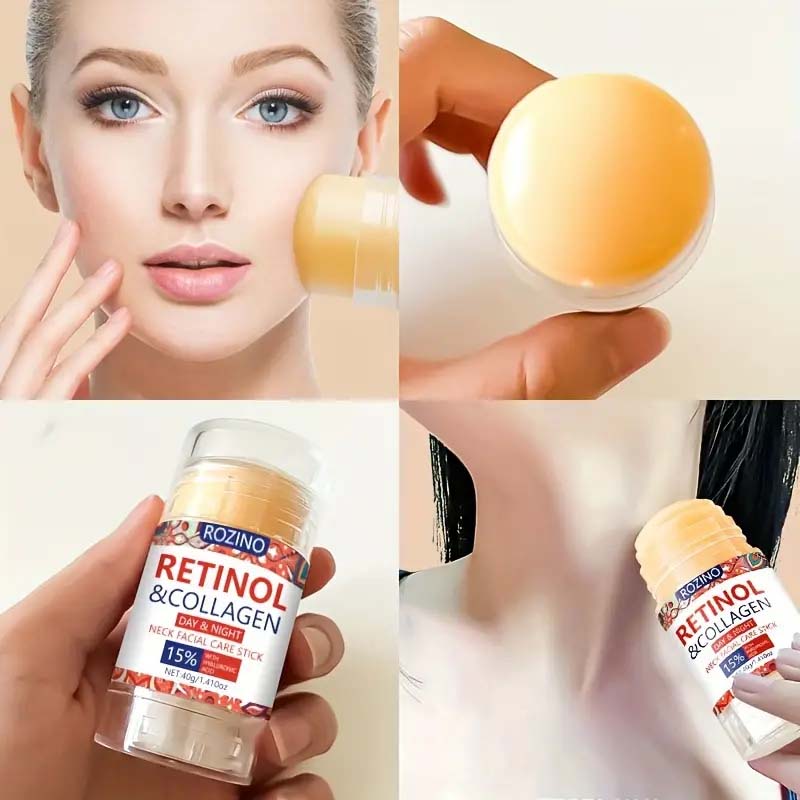 Retinol & Collagen Hydrating Stick - Face Neck Moisturizer