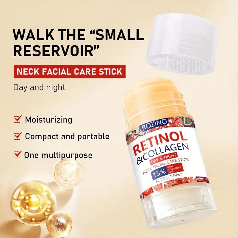 Retinol & Collagen Hydrating Stick - Face Neck Moisturizer