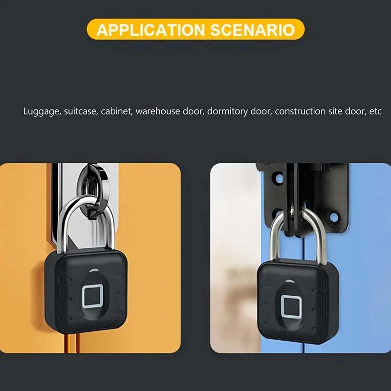 Advanced Biometric Fingerprint Padlock - Keyless & High-Security