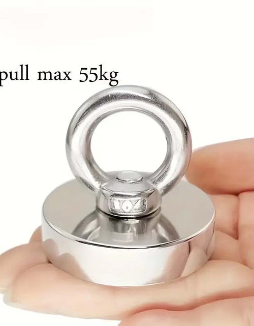 Load image into Gallery viewer, Neodymium Countersunk Ring Bolt Magnet - Heavy Duty Fishing Magnet
