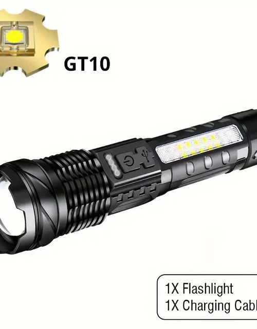 Load image into Gallery viewer, Ultra Bright Rechargeable LED Flashlight - USB Tactical
