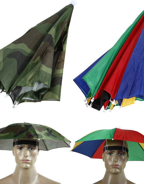 Load image into Gallery viewer, Foldable Umbrella Hat for Outdoor Activities Zydropshipping
