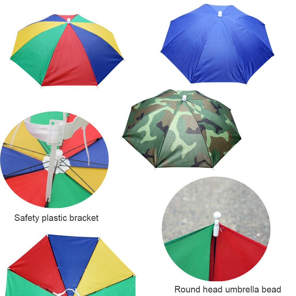 Foldable Umbrella Hat for Outdoor Activities Zydropshipping