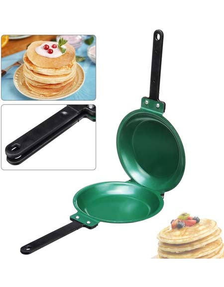 Load image into Gallery viewer, Ultimate Flippin&#39; Ease Double Non-Stick Pancake Pan: Effortless Flipping for Perfect Pancakes Every Time
