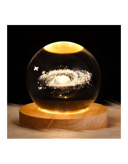 Galaxy Crystal Ball Table LED Night Light - Illuminate Your Space with Celestial Beauty Zydropshipping