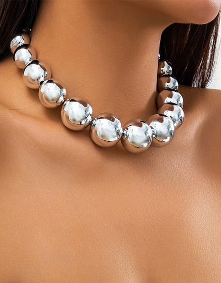 Load image into Gallery viewer, Geometric Bead Necklace - Transcontinental Chic for the Modern Woman Zydropshipping
