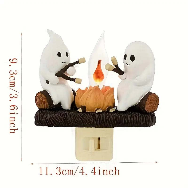 3D LED Ghost Campfire Flicker Flame Night Light.