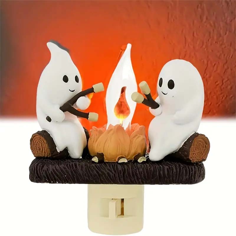 3D LED Ghost Campfire Flicker Flame Night Light.