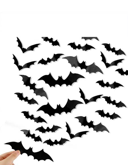 GhoulGlow PetBats 2023: Spooky Halloween Wall Stickers Zydropshipping