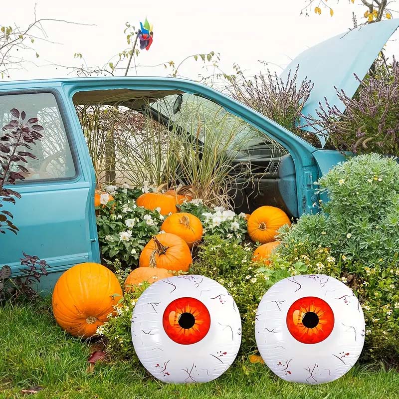 Halloween Inflatable Eyeball Balloons - Spooky & Fun Decorations