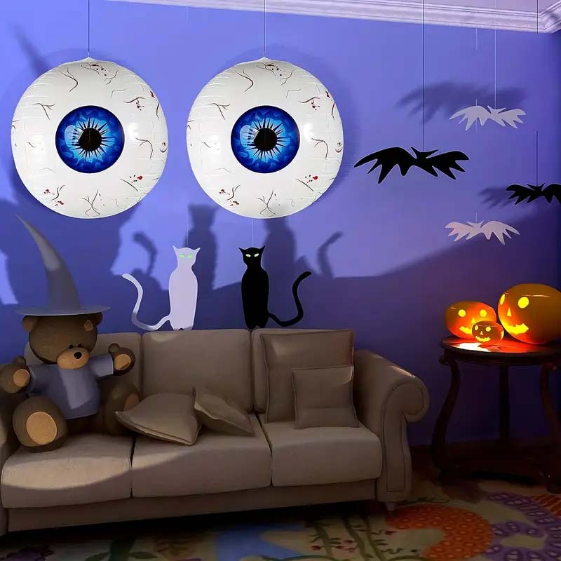 Halloween Inflatable Eyeball Balloons - Spooky & Fun Decorations