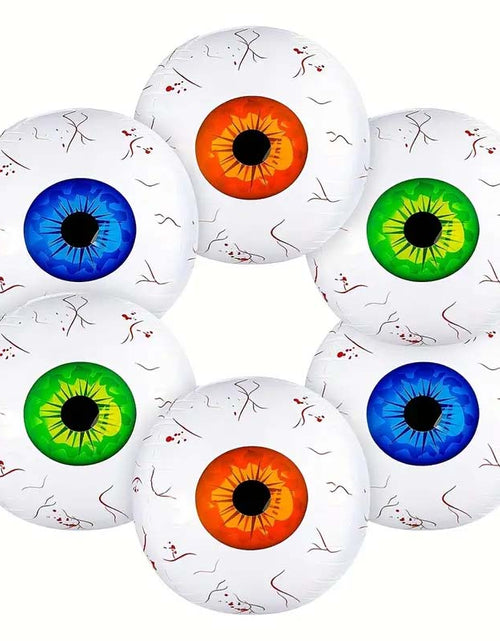 Load image into Gallery viewer, Halloween Inflatable Eyeball Balloons - Spooky &amp; Fun Decorations
