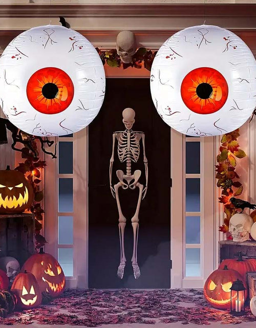 Load image into Gallery viewer, Halloween Inflatable Eyeball Balloons - Spooky &amp; Fun Decorations
