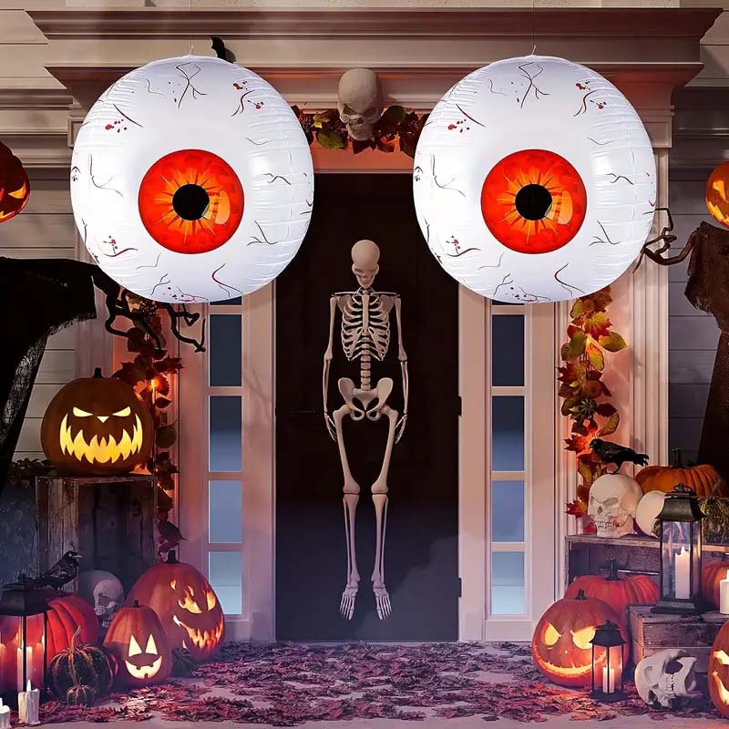 Halloween Inflatable Eyeball Balloons - Spooky & Fun Decorations