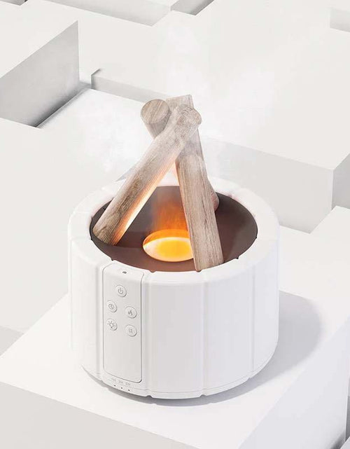 Load image into Gallery viewer, Bonfire Humidifier – Ultrasonic Mist Maker with Flickering Flame Effect
