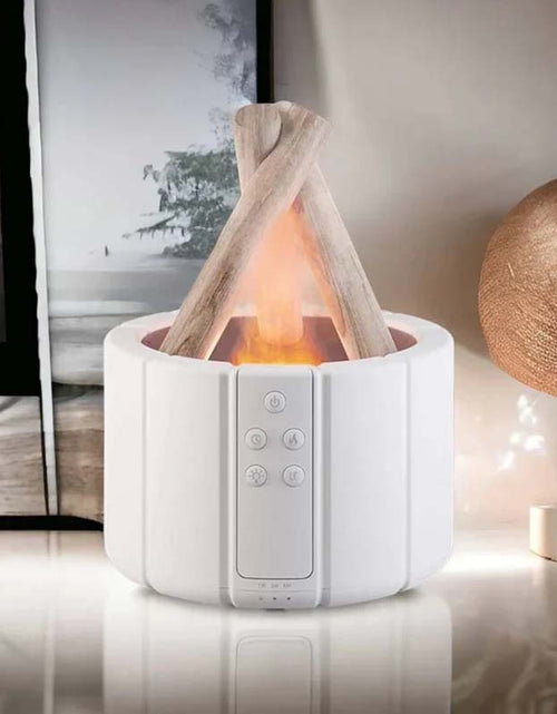 Load image into Gallery viewer, Bonfire Humidifier – Ultrasonic Mist Maker with Flickering Flame Effect
