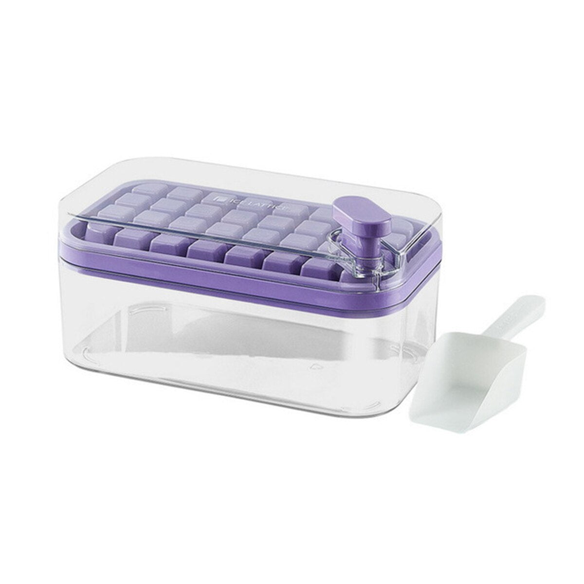 Ice Cube Tray Set - Nugget Ice with Storage, Stackable, Easy Release Zydropshipping