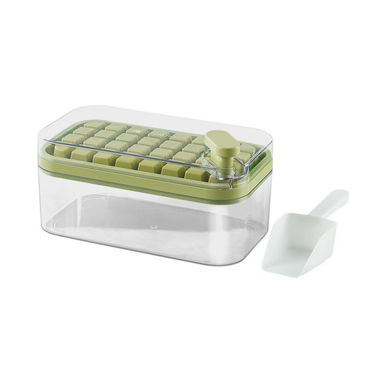 Ice Cube Tray Set - Nugget Ice with Storage, Stackable, Easy Release Zydropshipping