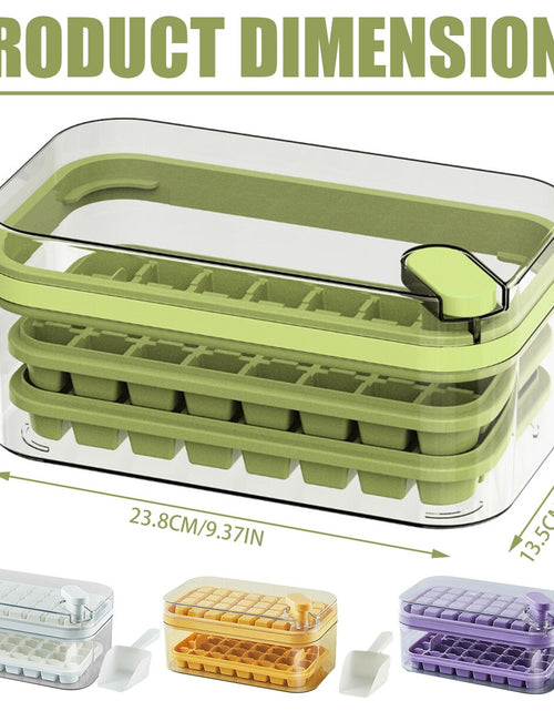 Load image into Gallery viewer, Ice Cube Tray Set - Nugget Ice with Storage, Stackable, Easy Release Zydropshipping
