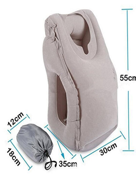 Inflatable Travel Neck Pillow for Comfortable Sleep Zydropshipping