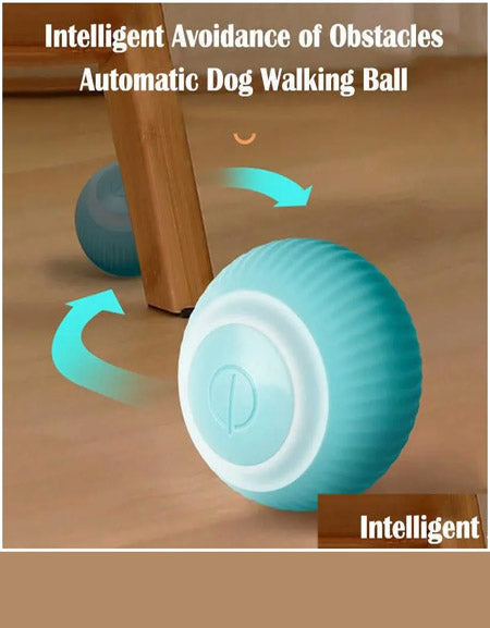 Interactive Electric Dog Toy: Smart Rolling Ball for Indoor Puppy Play Zydropshipping