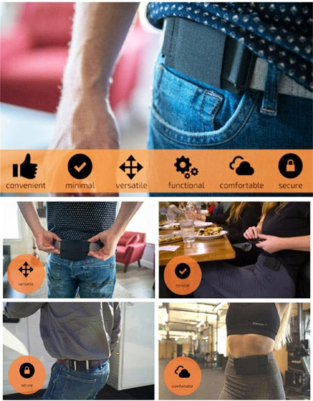 Load image into Gallery viewer, Invisible Wallet Waist Bag Belt Pouch Zydropshipping
