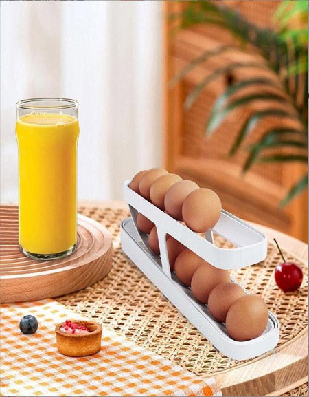 Jing Egg Storage Rack: Rolldown Dispenser Zydropshipping