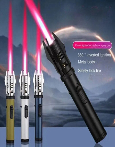 Load image into Gallery viewer, Lightsaber Lighter (Black) - Unleash the Force with Style in the Palm of Your Hand Zydropshipping
