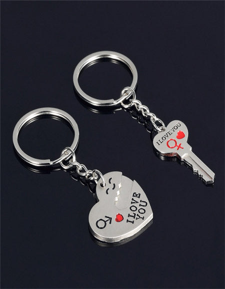 Load image into Gallery viewer, Love Beyond Borders: Cross-Border Couple Key Chain Set Zydropshipping
