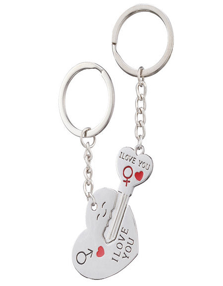 Load image into Gallery viewer, Love Beyond Borders: Cross-Border Couple Key Chain Set Zydropshipping
