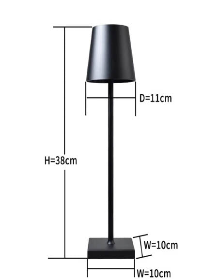 Load image into Gallery viewer, LuxeGlow Recharge: Elegant Metal Table Lamps with Rechargeable Functionality Zydropshipping
