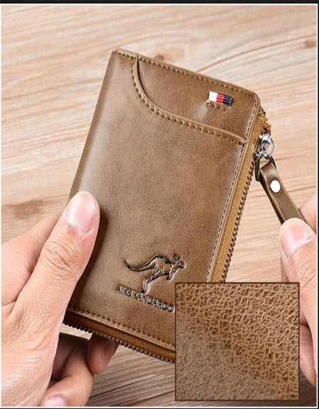 Load image into Gallery viewer, Luxury Men&#39;s Leather Wallet Safe - Elevate Your Style with Premium Security Zydropshipping
