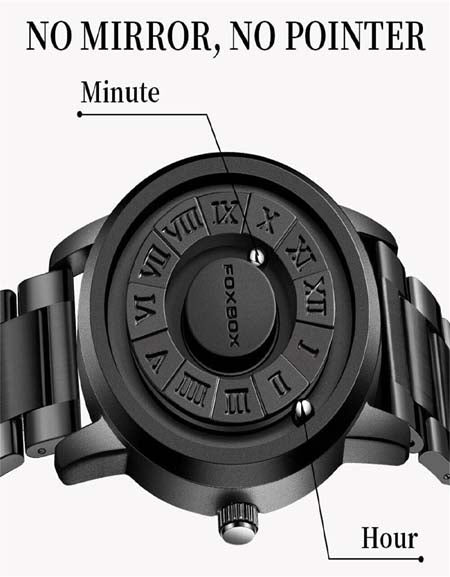 Magnetic Bead Roman Numeral Dial Boys Wristwatch - Timeless Style for Young Trendsetters Zydropshipping