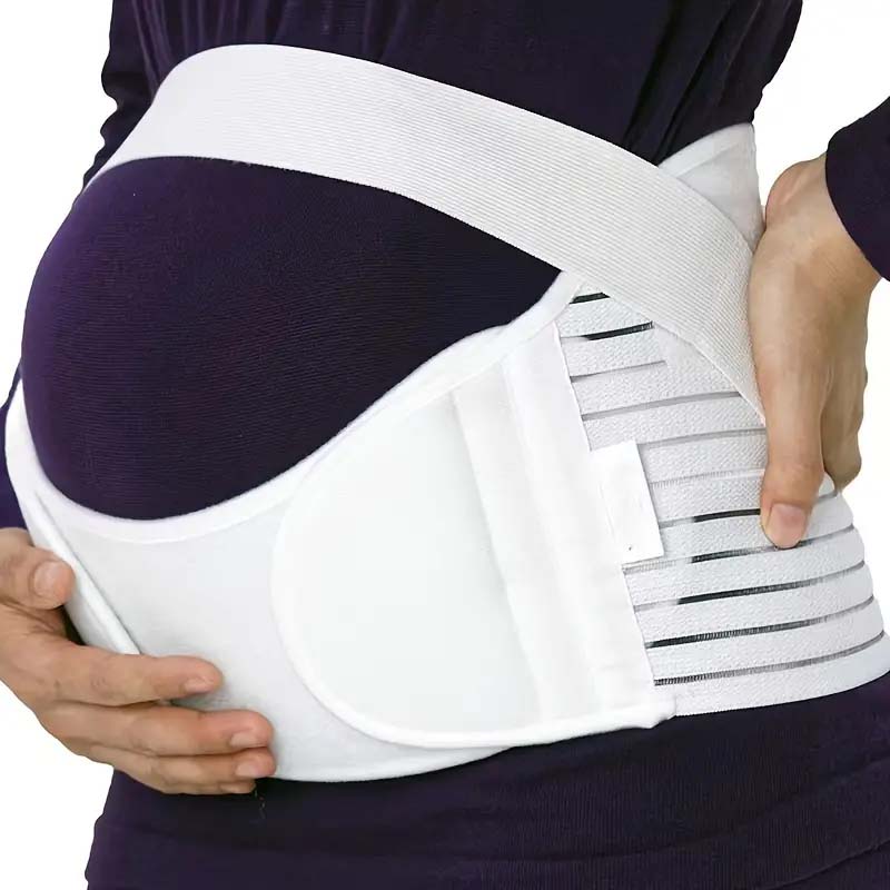 3-in-1 Pregnancy Support Belt for Back, Pelvic & Hip Pain (XL, Black)