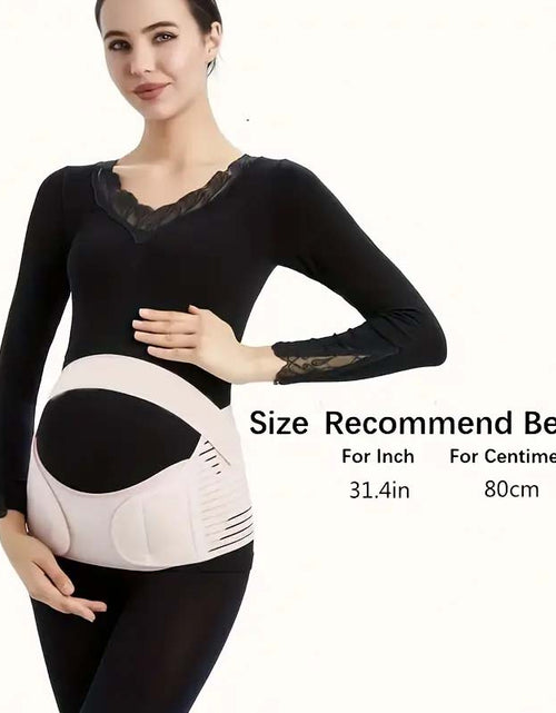 Load image into Gallery viewer, 3-in-1 Pregnancy Support Belt for Back, Pelvic &amp; Hip Pain (XL, Black)
