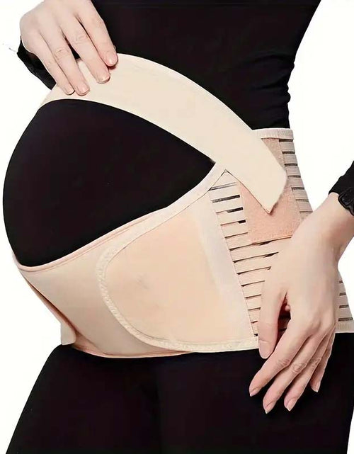 Load image into Gallery viewer, 3-in-1 Pregnancy Support Belt for Back, Pelvic &amp; Hip Pain (XL, Black)
