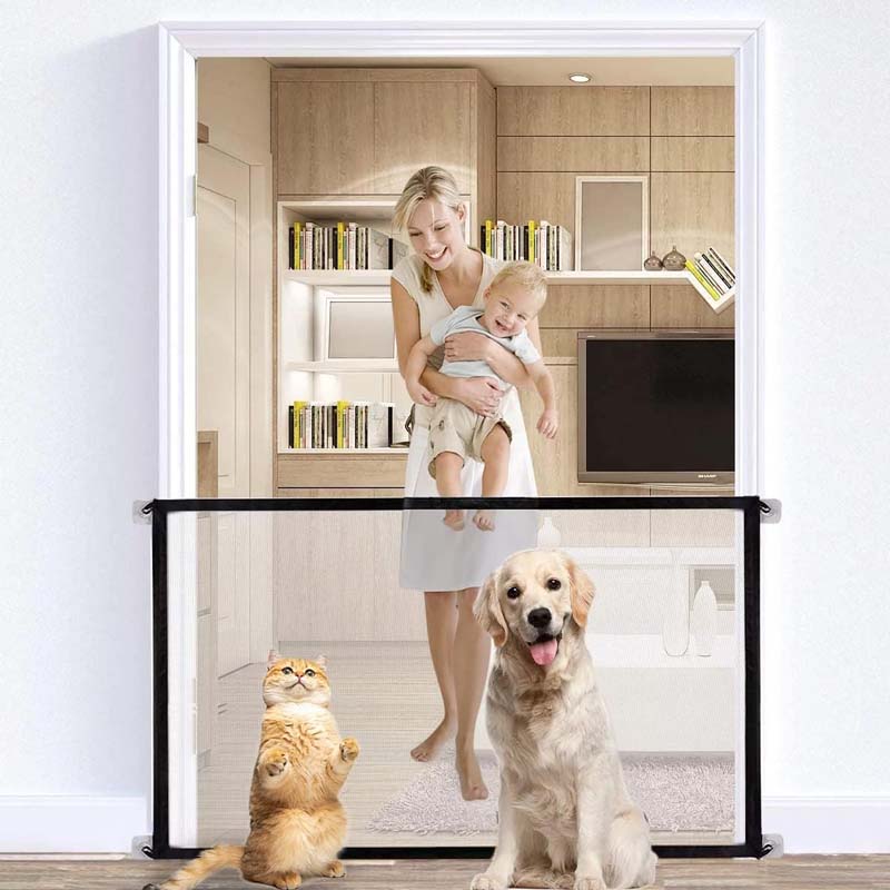 Portable Kids & Pets Safety Door Guard: Secure and Easy-to-Use