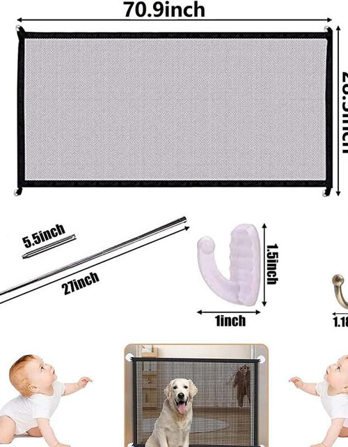 Load image into Gallery viewer, Portable Kids &amp; Pets Safety Door Guard: Secure and Easy-to-Use
