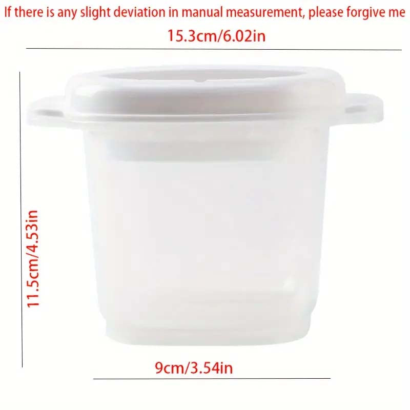 Portable White Microwave Rice Cooker