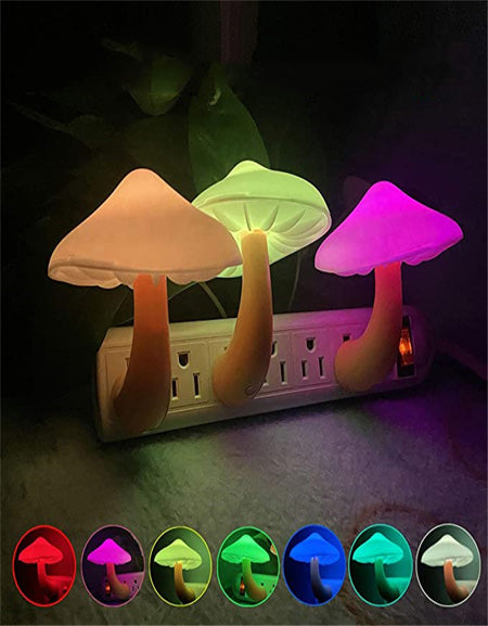 Mushroom Wall Socket Lamp: Whimsical Illumination Zydropshipping