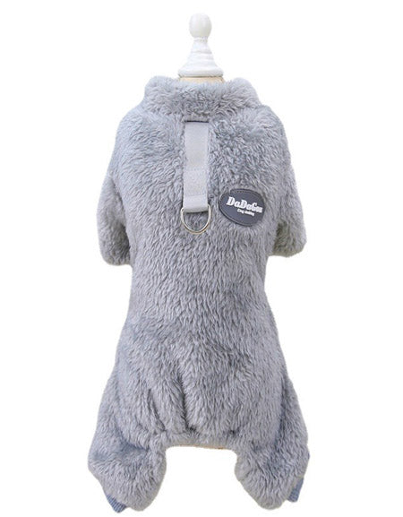 New 22 Three-Color Fleece Pet Clothes: Stylish and Warm for Dogs and Cats. Zydropshipping
