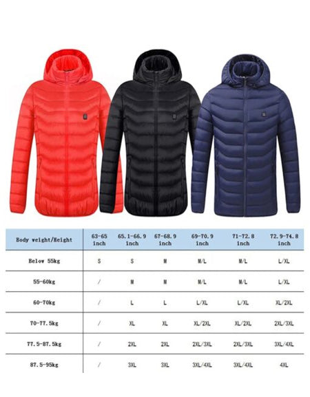 Load image into Gallery viewer, New Heated Jacket Coat: Stay Warm and Stylish in Cold Weather Zydropshipping
