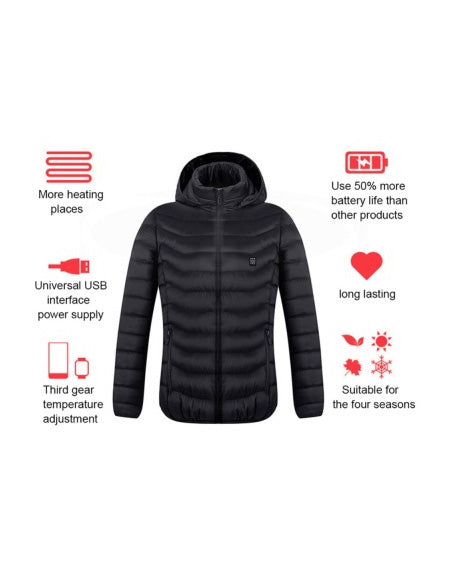New Heated Jacket Coat: Stay Warm and Stylish in Cold Weather Zydropshipping