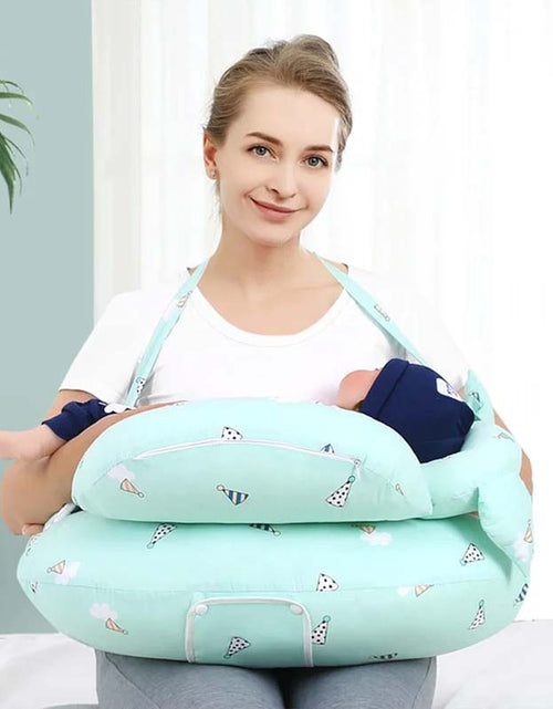 Load image into Gallery viewer, Cotton Nursing Pillow with Belt
