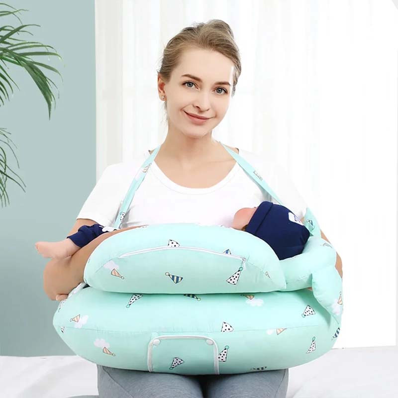 Cotton Nursing Pillow with Belt