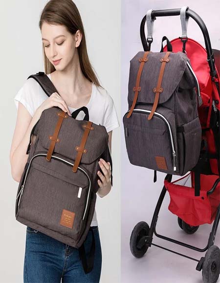 Load image into Gallery viewer, On-the-Go Parenting Made Stylish: Ultimate Diaper Bag Backpack Zydropshipping
