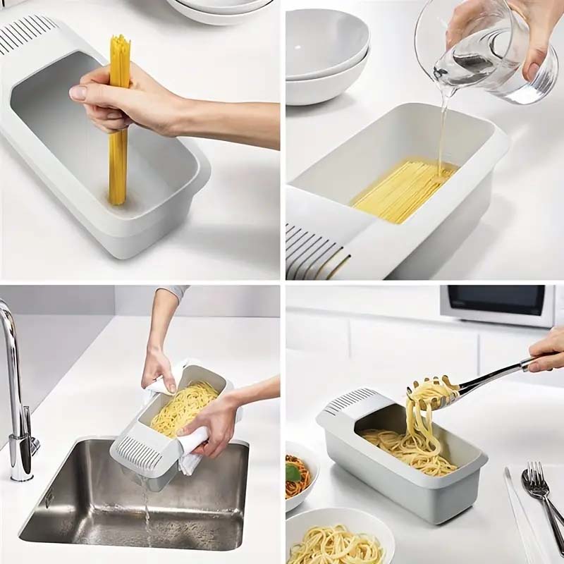 Microwave Pasta Cooker with Strainer