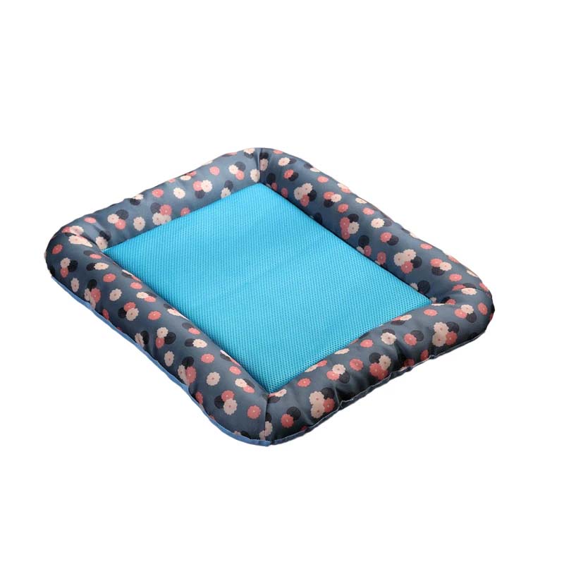 Pet Cooling Pad Bed - Ice Silk Soft Breathable Blue