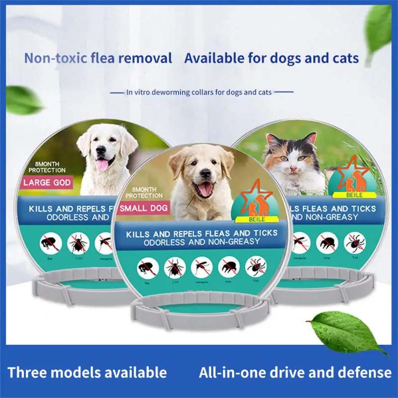 Flea and Tick Collar Adjustable for Dogs and Cats