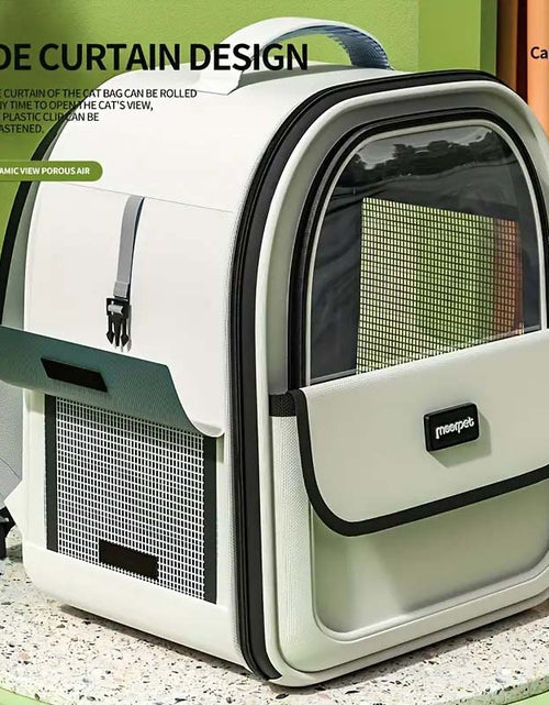 Load image into Gallery viewer, Transparent Space Capsule Pet Carrier - Stylish &amp; Secure Travel Solution for Pets
